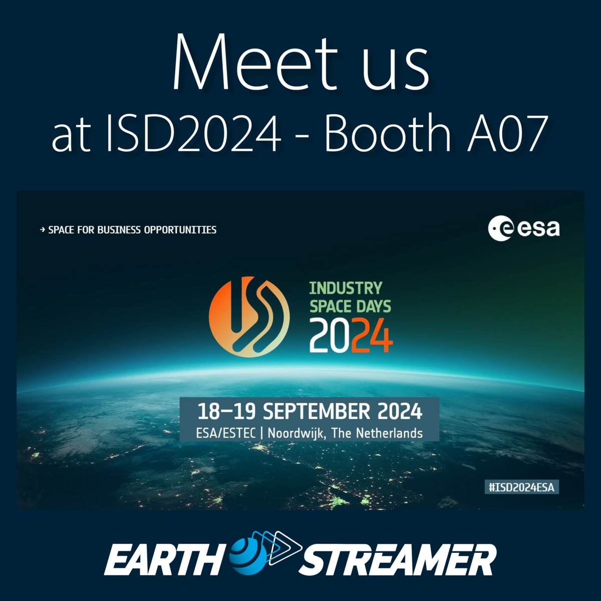 Earth Streamer at Industry Space Days 2024